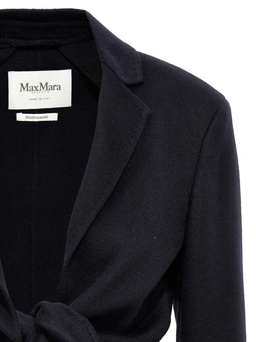 Geci Max Mara Max Mara Corone Short Jacket BLUE Femei (BM 18928305) 3