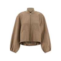 Geci Fabiana Filippi Cashmere Bomber Jacket Femei