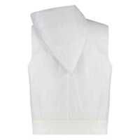 Geci pentru Barbati - Geci Rick Owens Rick Owens Drkshdw Hooded Bodywarmer WHITE Barbati (BM 18928368) - B-mall.ro