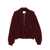 Jil Sander Jil Sander Mélange Wool Bomber Jacket Red