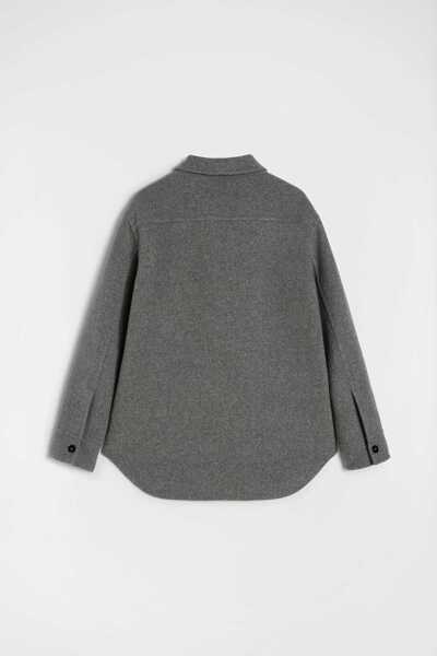 Geci Jil Sander Grey Jacket With Classic Collar And Front Button Closure In Wool Man GREY Barbati (BM 18928932) 2