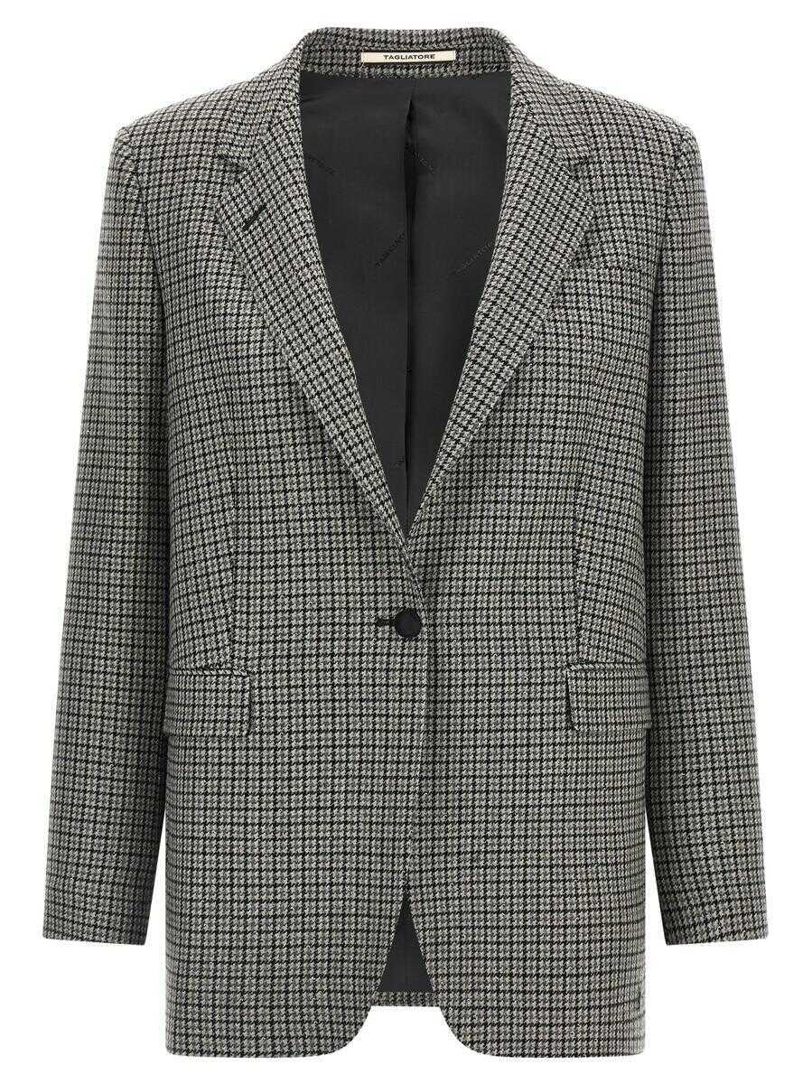 Geci Tagliatore Tagliatore Oversize Blazer Jacket GRAY Femei (BM 18928956) 1