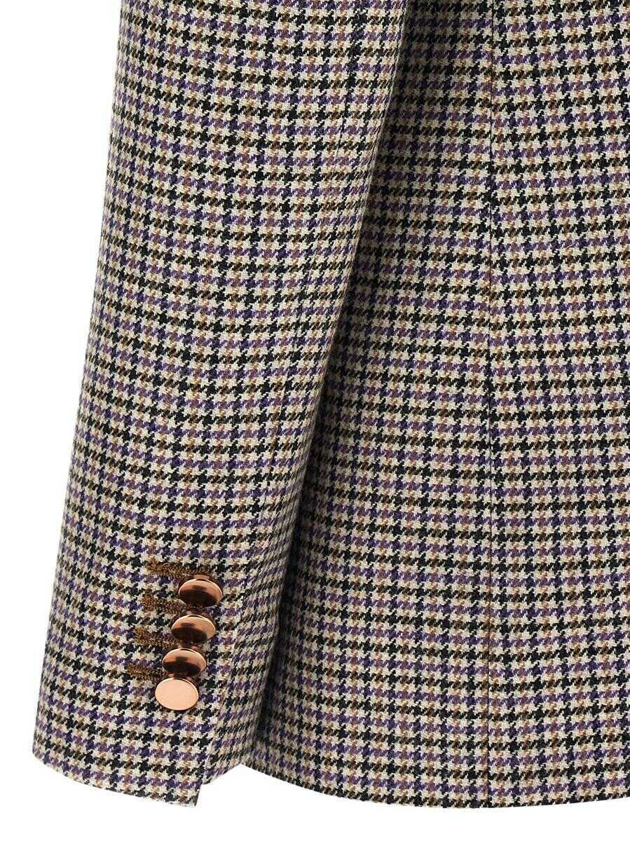 Geci Tagliatore Tagliatore Parigi Blazer PURPLE Femei (BM 18929013) 4