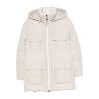 Geci Brunello Cucinelli Knitted Neck Down Jacket Femei
