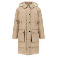 Geci de iarna Brunello Cucinelli 'Shiny Zipper Pull' Down Jacket Femei