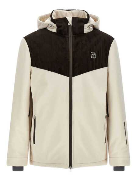 Geci Brunello Cucinelli Brunello Cucinelli Corduroy Insert Ski Jacket MULTICOLOR Barbati (BM 18929424) 3