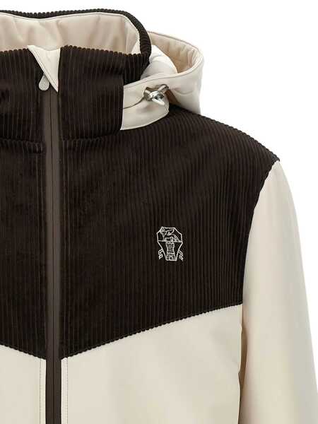 Geci Brunello Cucinelli Brunello Cucinelli Corduroy Insert Ski Jacket MULTICOLOR Barbati (BM 18929424) 5