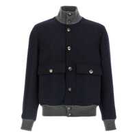 Bomber jacket Brunello Cucinelli Wool Bomber Jacket Barbati