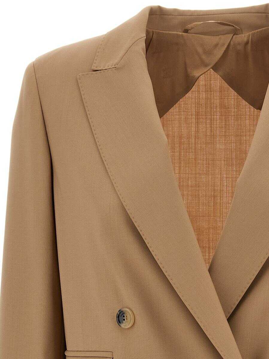 Geci Max Mara Max Mara Nebbie Blazer Beige Femei (BM 18929619) 3