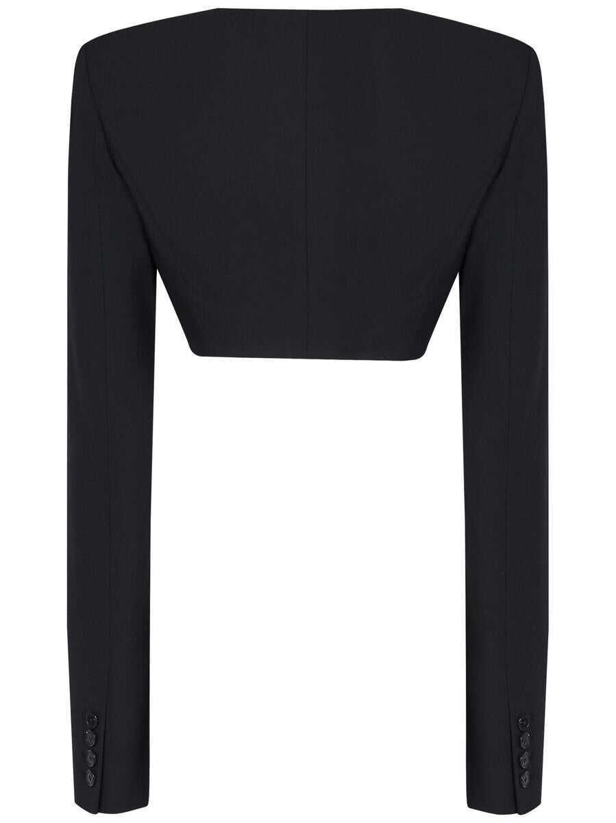 Sacouri NENSI DOJAKA Nensi Dojaka Blazer Black Femei (BM 18929625) 2