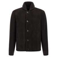 Geci Brioni Suede Bomber Jacket Barbati