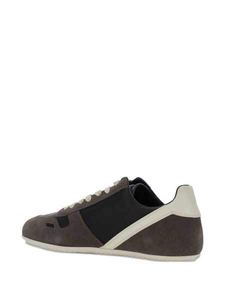 Sneakers Rick Owens Black Low-Top Sneakers With Suede Inserts In Leather Woman Black Femei (BM 18929799) 4