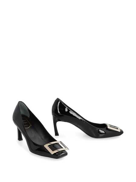 Pantofi cu toc Roger Vivier Roger Vivier Dcollet Belle Vivier Trompette Black Femei (BM 18929814) 2