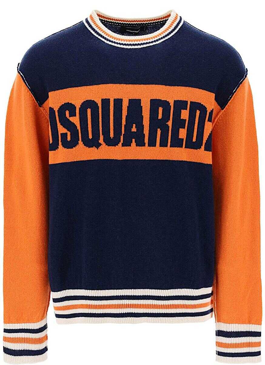 Pulovere DSQUARED2 DSQUARED2 Sweaters BLUE Barbati (BM 18929898) 2