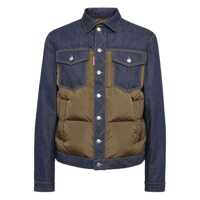 Geci DSQUARED2 'Hybrid Puffer-Jeans' Jacket Barbati