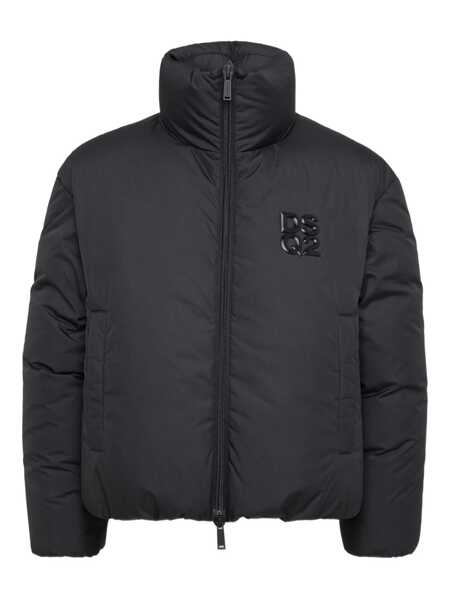 Geci DSQUARED2 DSQUARED2 Ball Nylon Puffer Down Jacket Black Barbati (BM 18929913) 1