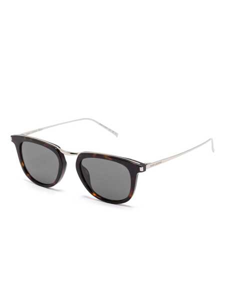 Ochelari de soare Saint Laurent SAINT LAURENT Sunglasses HAVANA SILVER GREY Femei (BM 18929988) 2
