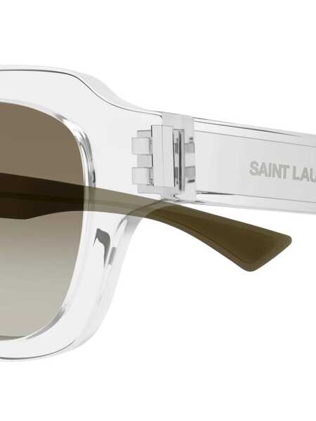 Ochelari de soare Saint Laurent SAINT LAURENT Sunglasses CRYSTAL CRYSTAL GREEN Femei (BM 18930021) 3