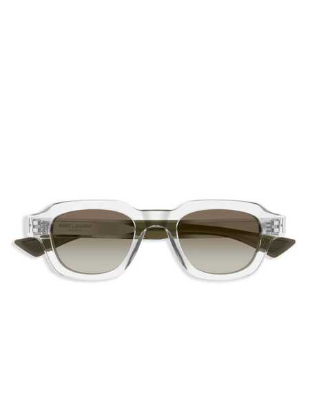 Ochelari de soare Saint Laurent SAINT LAURENT Sunglasses CRYSTAL CRYSTAL GREEN Femei (BM 18930021) 1