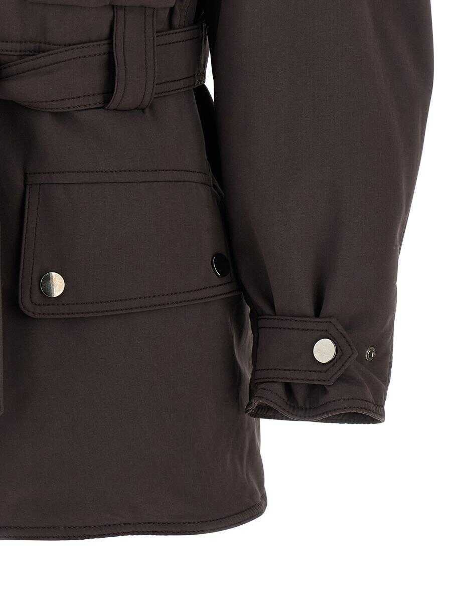 Geci THE ANDAMANE The Andamane Xandra Jacket Jacket BROWN Femei (BM 18930078) 4