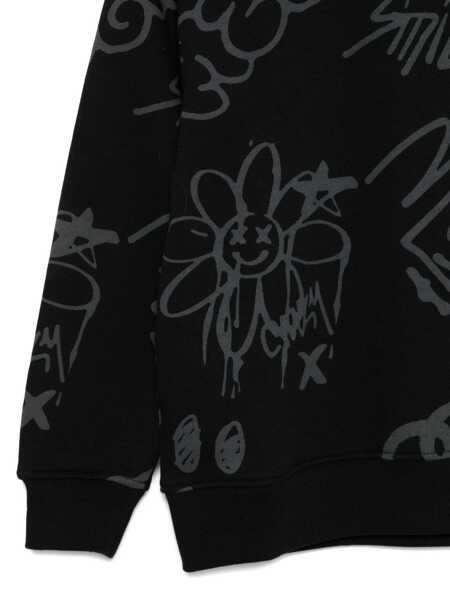 Bluze de trening MSGM HOODIE  BOY Black   Baieti (BM 18930297) 3