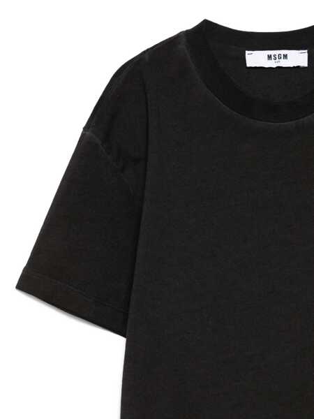Tricouri MSGM WASHED JERSEY T-SHIRT BOY Black   Baieti (BM 18930300) 3