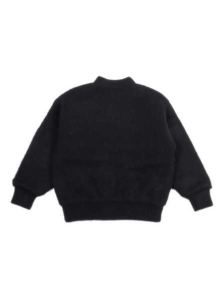 Jachete MSGM KNIT BOUCLE BOMBER GIRL Black   Fete (BM 18930306) 2