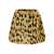 MSGM FUR ANIMALIER MINI SKIRT GIRL Beige