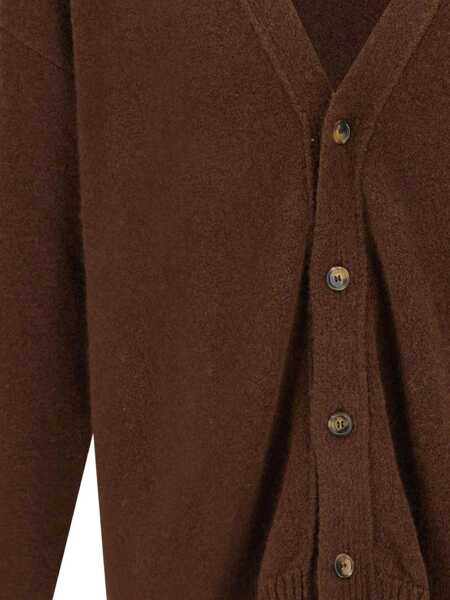 Cardigane LANEUS Cashmere Cardigan CIOCCOLATO/CHOCOLATE Barbati (BM 18930355) 3