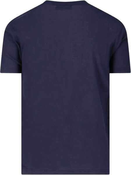 Tricouri Vivienne Westwood Ribbed T-Shirt MIDNIGHT BLUE Barbati (BM 18930376) 2