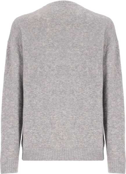 Pulovere LANEUS Cashmere Sweater GRIGIO MELANGE/MELANGE GRAY Barbati (BM 18930391) 2