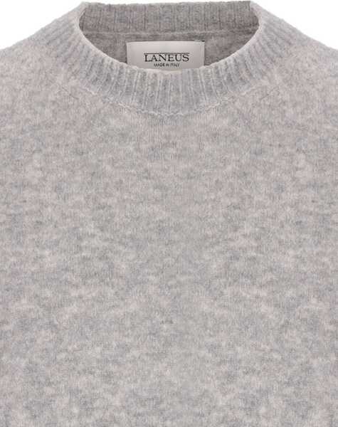 Pulovere LANEUS Cashmere Sweater GRIGIO MELANGE/MELANGE GRAY Barbati (BM 18930391) 3