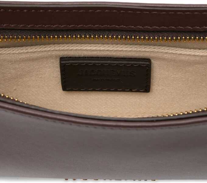 Genti de umar JACQUEMUS Bisou Perle Large Shoulder Bag MEDIUM BROWN Femei (BM 18930412) 5