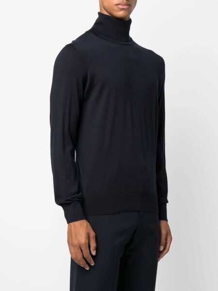 Pulovere ZEGNA Cashmere turtleneck Sweater NAVY BLU Barbati (BM 18930454) 3