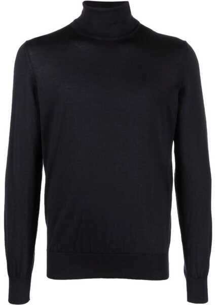 Pulovere ZEGNA Cashmere turtleneck Sweater NAVY BLU Barbati (BM 18930454) 1
