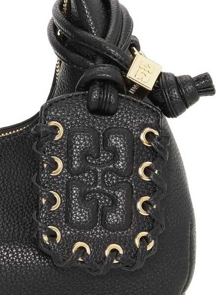 Genti de mana Ganni Hobo mini Handbag BLACK Femei (BM 18930466) 5