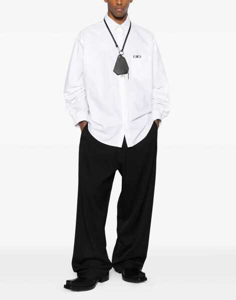 Tricouri Balenciaga Oversized cotton Shirt WHITE Barbati (BM 18930484) 2