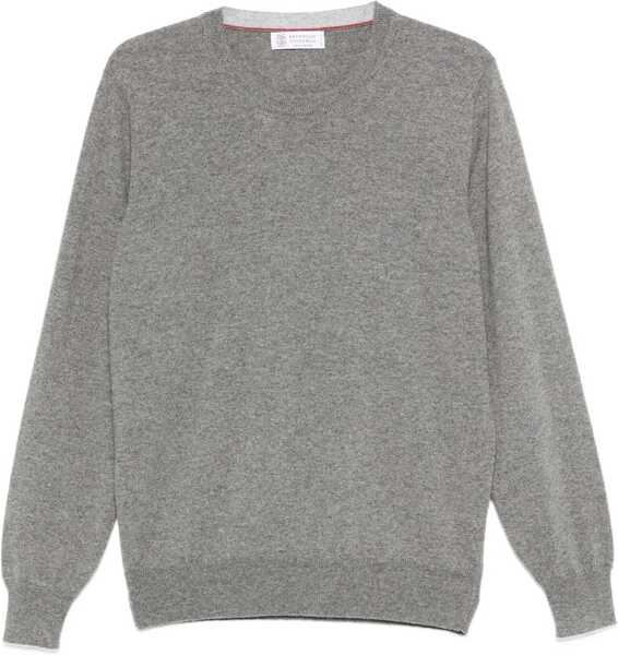 Pulovere Brunello Cucinelli Cashmere Sweater GRIGIO SCUROCIOTTOLO Barbati (BM 18930517) 1