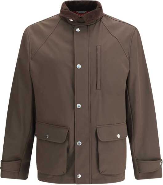 Jachete Brunello Cucinelli Stretch membrane nylon Jacket MORORUBINO Barbati (BM 18930598) 1