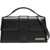 JACQUEMUS Large Bambino Handbag BLACK