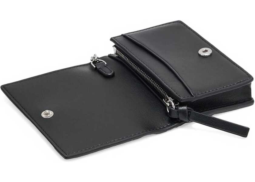 Portofele Ganni Puppy print Card Holder BLACK Femei (BM 18930688) 3