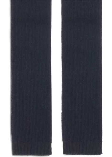 Manusi SA SU PHI Silk and cashmere Gloves NAVY BLU Femei (BM 18930772) 2
