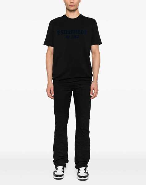 Tricouri DSQUARED2 T-Shirt With Logo BLACK Barbati (BM 18930802) 2