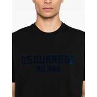 Tricouri DSQUARED2 pentru Barbati - Tricouri DSQUARED2 T-Shirt With Logo BLACK Barbati (BM 18930802) - B-mall.ro