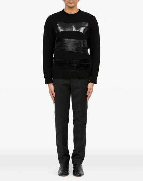 Pulovere MM6 Maison Margiela Sweater With Tape BLACK Barbati (BM 18930808) 2