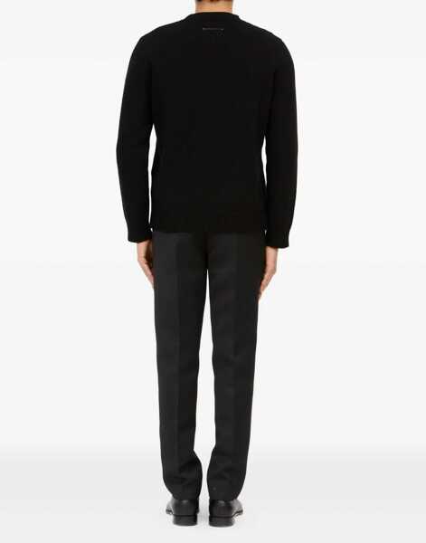 Pulovere MM6 Maison Margiela Sweater With Tape BLACK Barbati (BM 18930808) 4