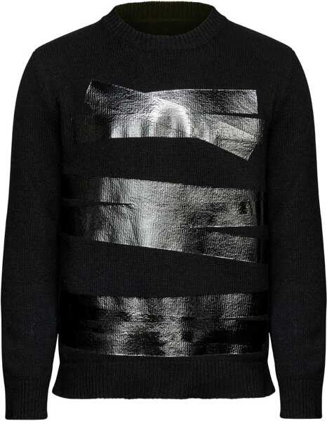 Pulovere MM6 Maison Margiela Sweater With Tape BLACK Barbati (BM 18930808) 1