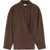 LEMAIRE Straight Twisted Collar Shirt BROWN