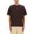DR&Ocirc;LE DE MONSIEUR "Slogan" T-Shirt BROWN