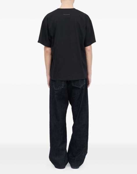 Tricouri MM6 Maison Margiela T-Shirt With Logo BLACK Barbati (BM 18930817) 4